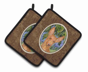 Pharoh Hound Pair of Pot Holders