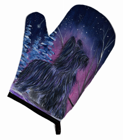 Starry Night Briard Oven Mitt