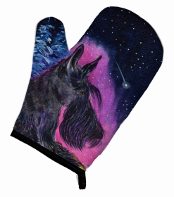 Starry Night Scottish Terrier Oven Mitt