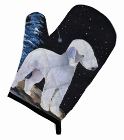 Starry Night Bedlington Terrier Oven Mitt