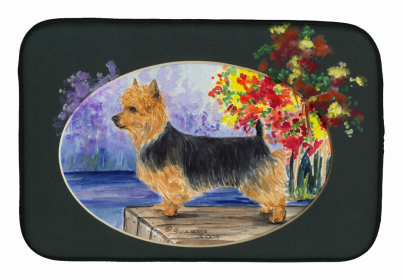 Australian Terrier Dish Drying Mat