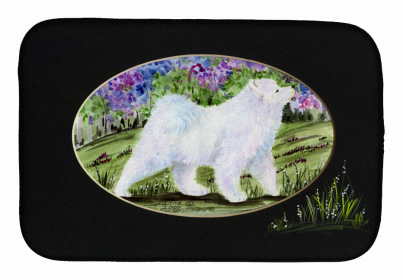 Samoyed Dish Drying Mat