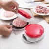 Non-Stick Handheld Burger Press Patty Maker Adjustable Hamburger Meat Press Burger Mold Kitchen Gadget Tool Portable Homemade Burger Presser