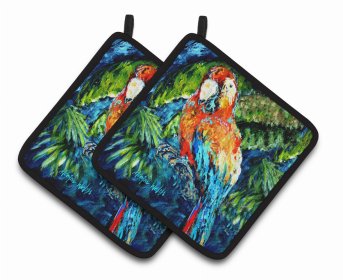 Crab Pair of Pot Holders (Color: Fiddler Crab, size: 7.5 x 7.5)