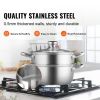 Home Kitchen 304 Stainless Steel Food Steamer Cookware with Lid