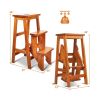 Multifunction Usage Wood Step Stool