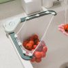 Kitchen Triangle Sink Strainer; Multipurpose Sink Strainer Net Mesh Hanging Bags For Sink Corner Strainer (Triangle Without Filter Bag)