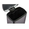 Rectangular Step Garbage Can 3 Piece Combo, 13.2 gal , Two 1.3 gal, Stainless Steel